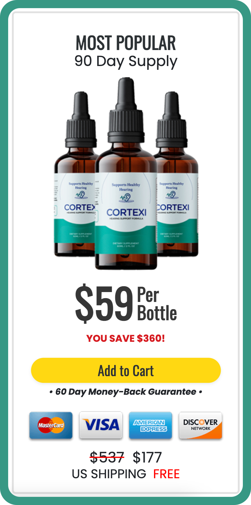 Cortexi™ - 3 bottles